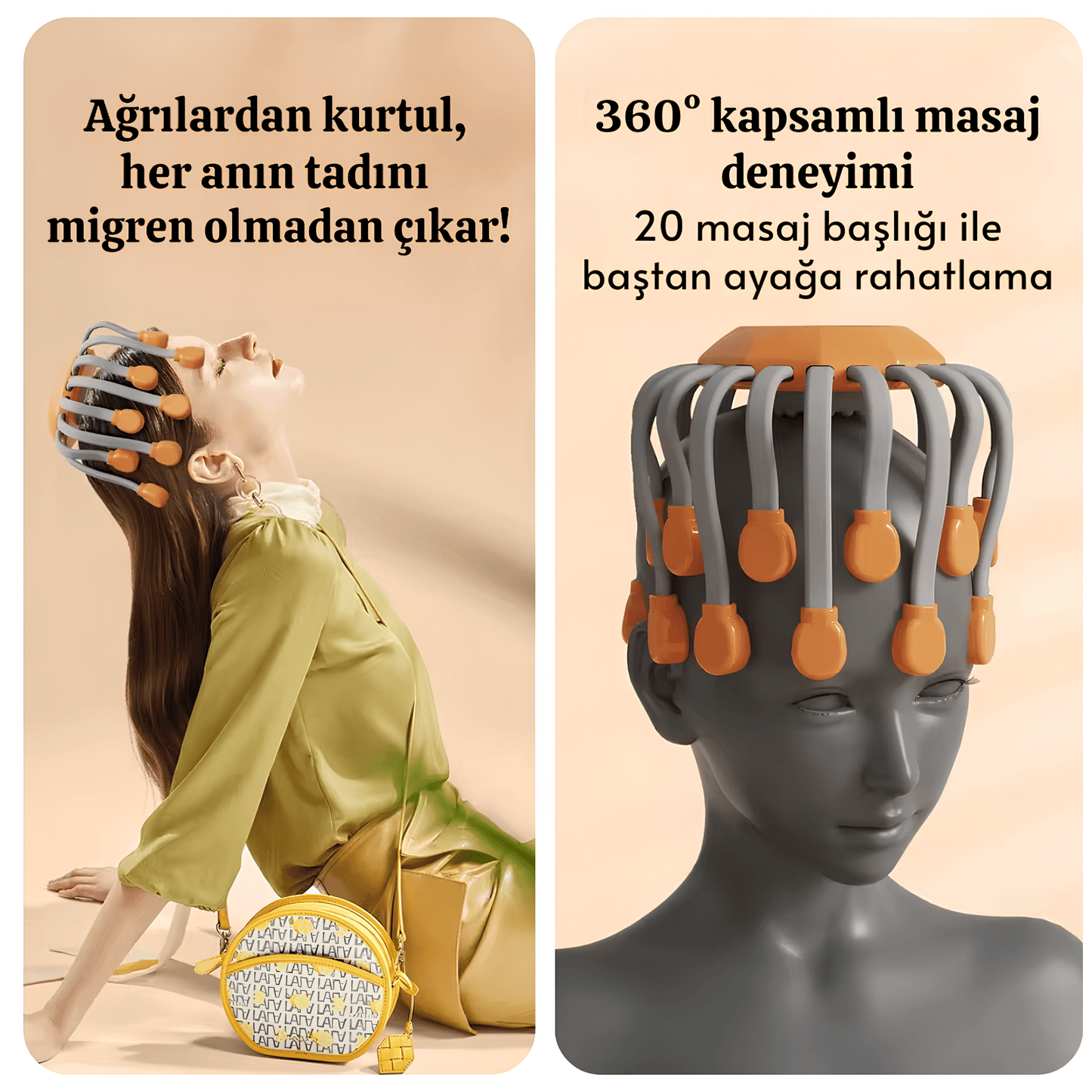 Octo™ – Premium Kafa Masaj Cihazı